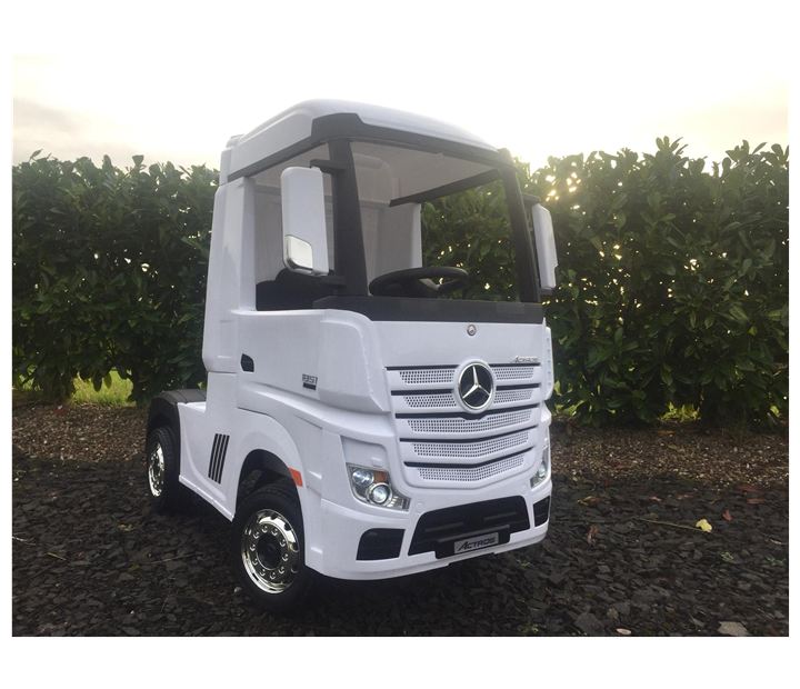 Licensed Mercedes-Benz Actros 4WD 24V* Ride On Lorry - White - Ride On Toys from ChildWood Play