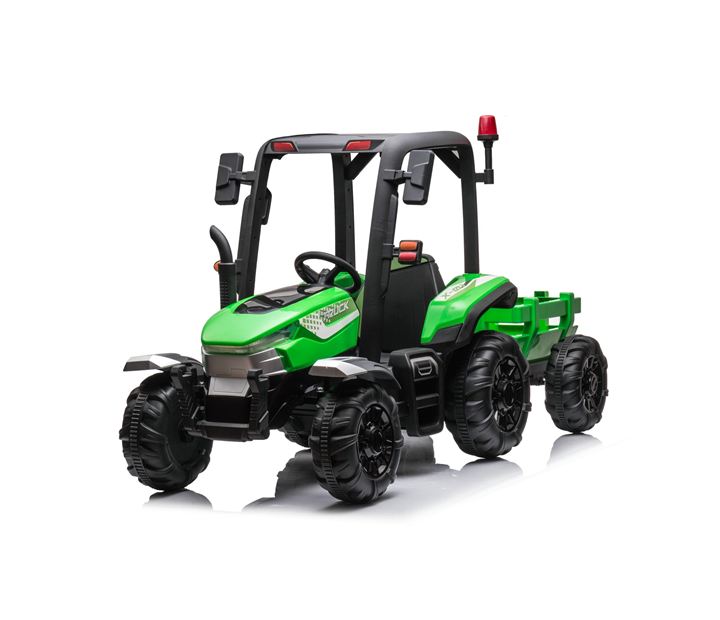 AgriRider Pro™ 24V Electric Ride-On Tractor & Trailer Green - Ride On Toys from ChildWood Play