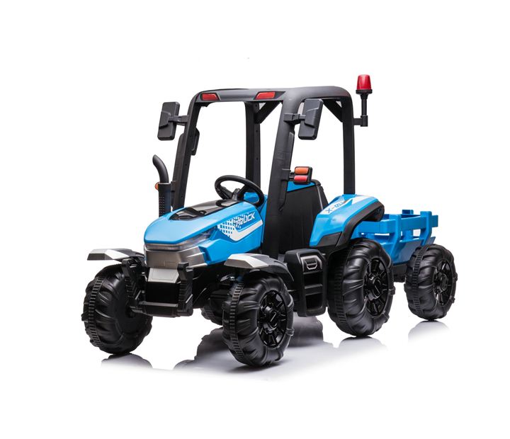 AgriRider Pro™ 24V Electric Ride-On Tractor & Trailer Blue - Ride On Toys from ChildWood Play