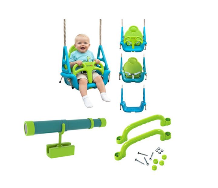 GrowSwing™ 3-in-1 Swing & Accessories Bundle | Climbing Frame Set - Climbing Frame Accessories from ChildWood Play