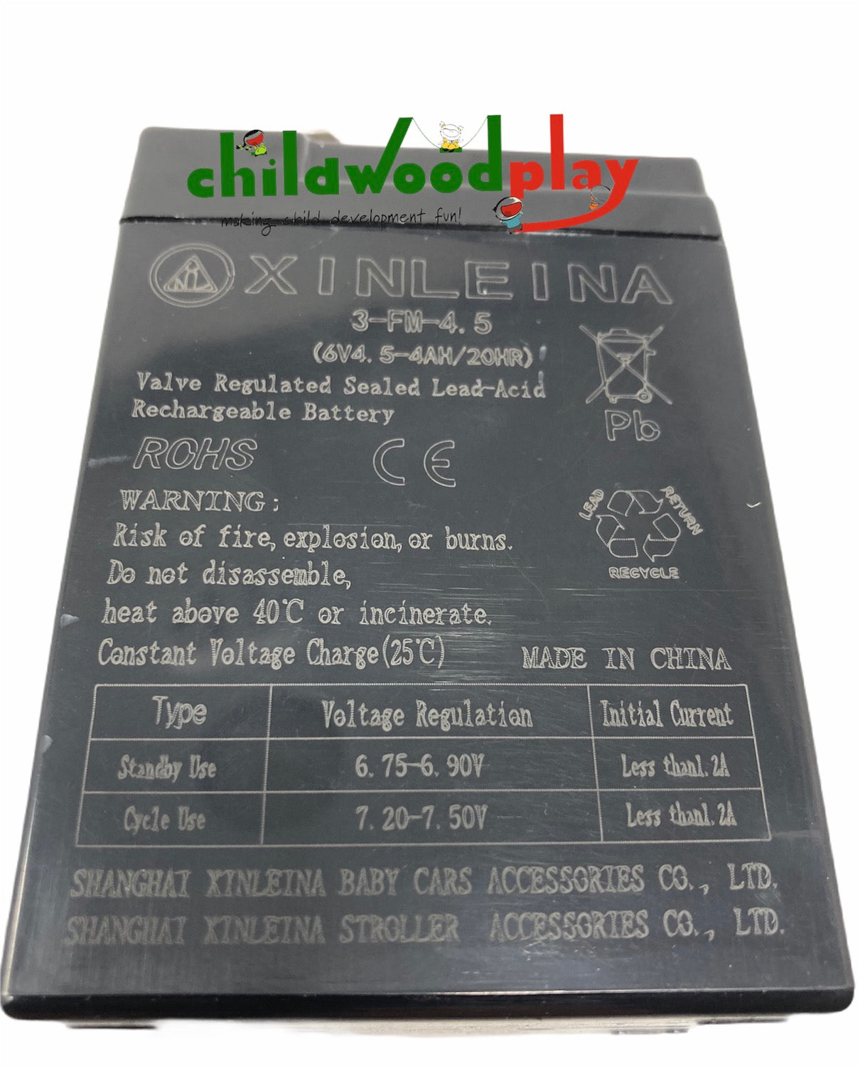 6v 4.5ah Rechargeable Battery