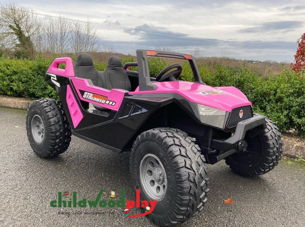 Electric Ride On 24v Clash XL  Pro® Pink  Ride on Buggy - 4 Wheel Drive
