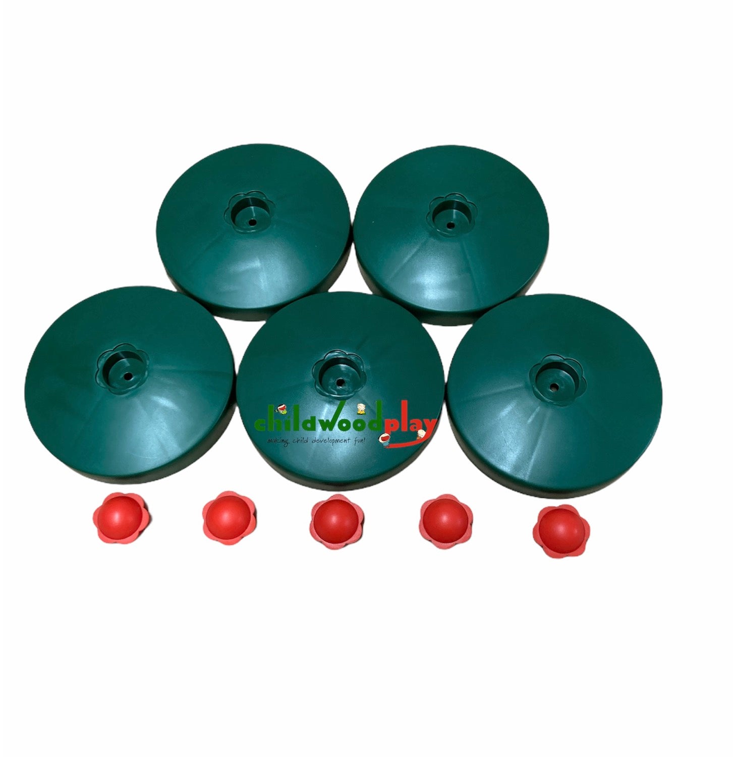 Round Post cap covers 125mm 5PK