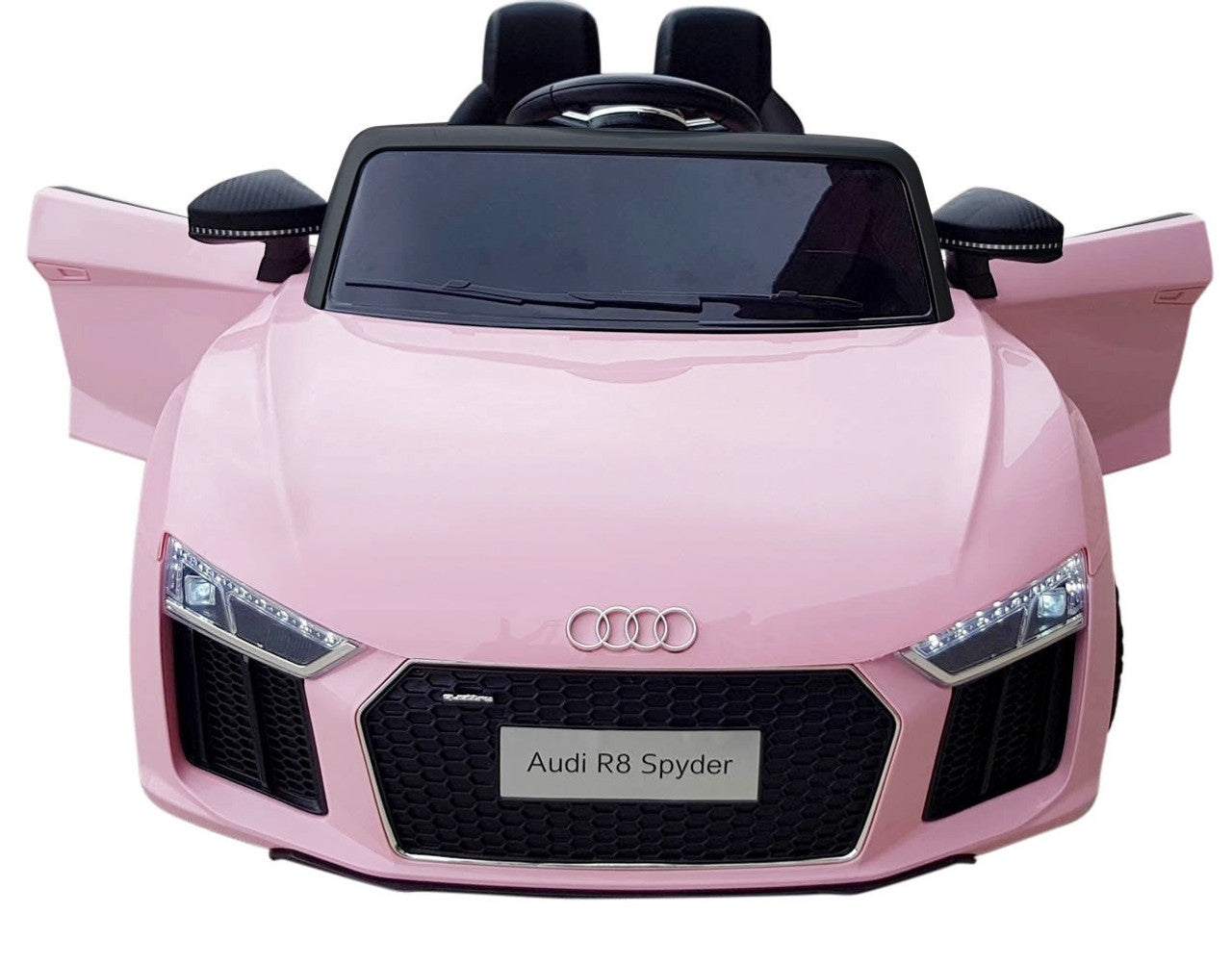 Audi R8 Spyder Licensed Kids Ride on Electric Car - Pink image 1