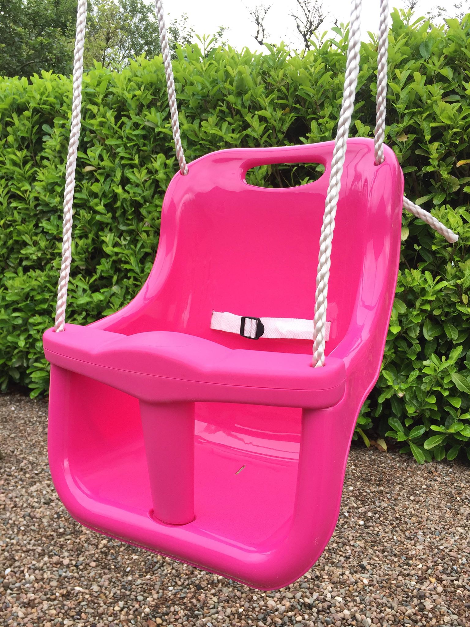 Deluxe Baby Swing Seat with High Back, T-Bar & Safety Belt