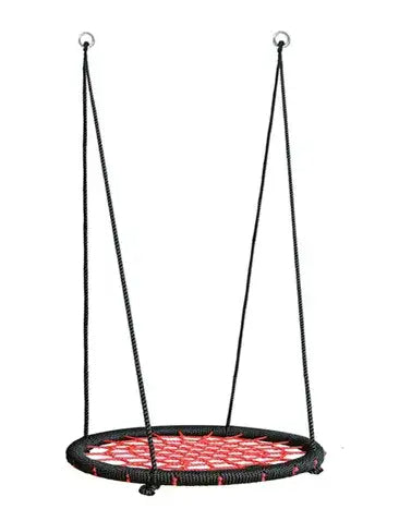 Crow Nest Basket swing Seat 100cm Black / Red