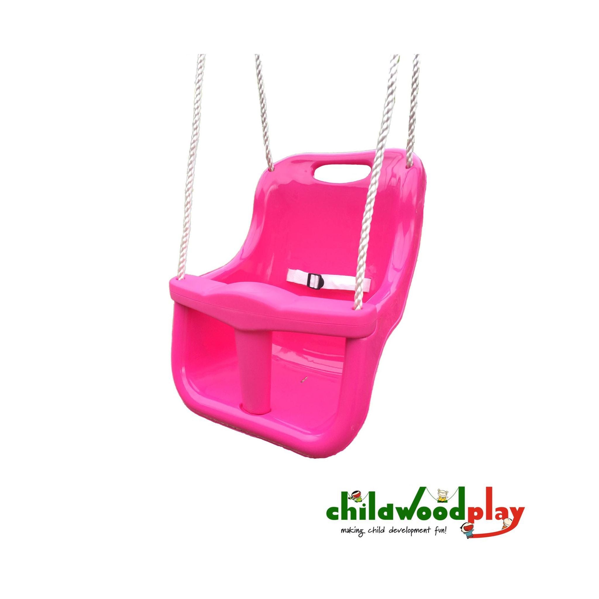 Deluxe Baby Swing Seat with High Back, T-Bar & Safety Belt
