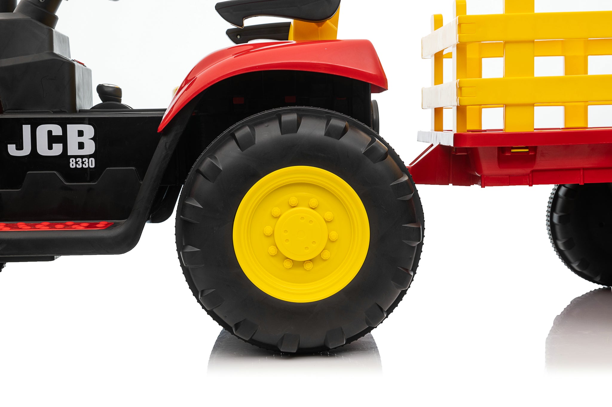 AgriRider 12V Electric Ride On Tractor & Trailer Red