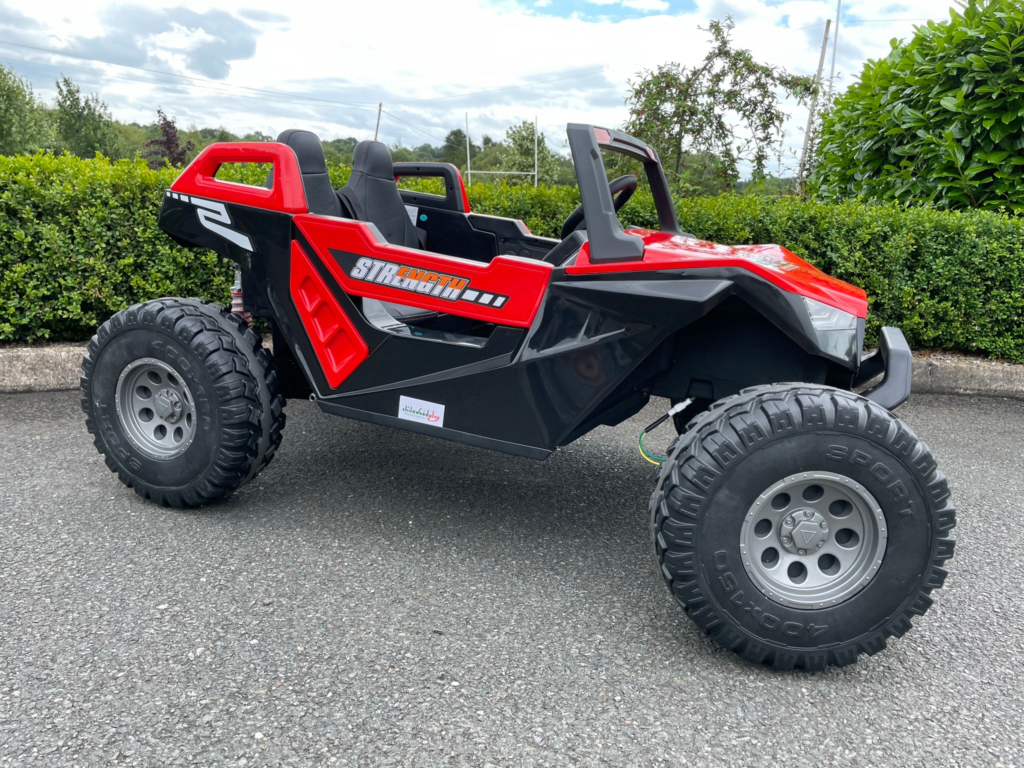 Electric Ride On 24v Clash XL - Pro® Ride on Buggy - 4 Wheel Drive -RED
