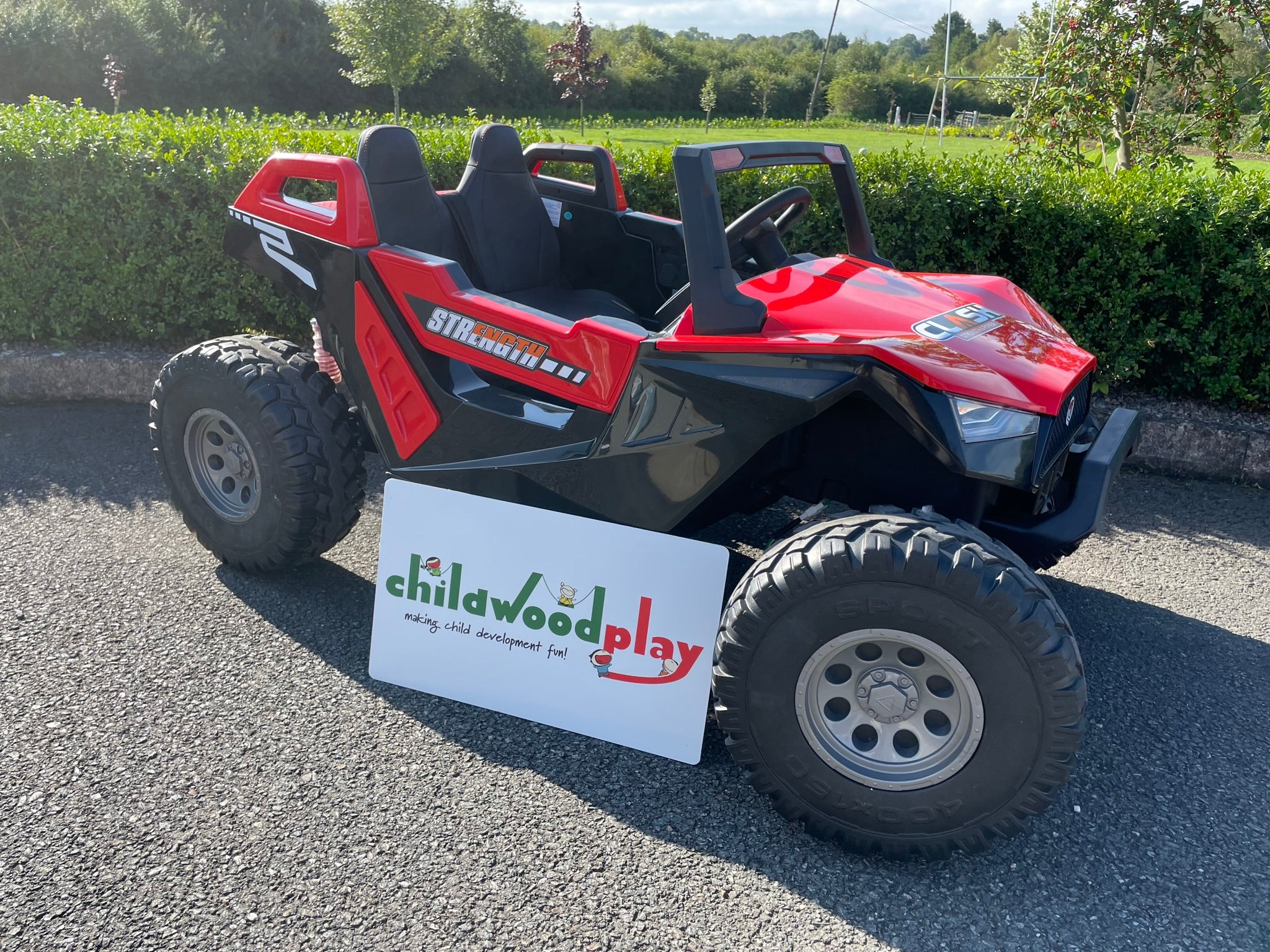 Electric Ride On 24v Clash XL - Pro® Ride on Buggy - 4 Wheel Drive -RED