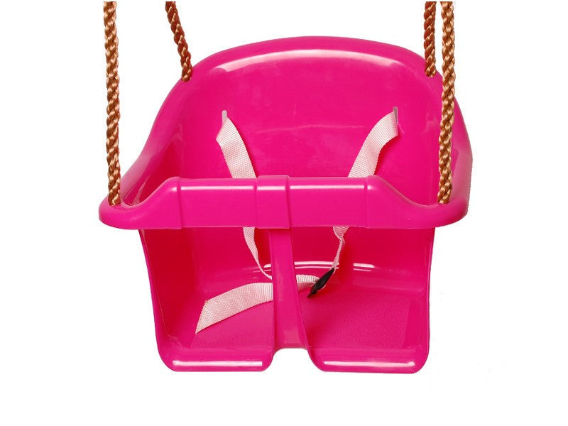Baby Bucket Swing Seat – Safe Toddler Swing Seat with Safety Strap & Adjustable