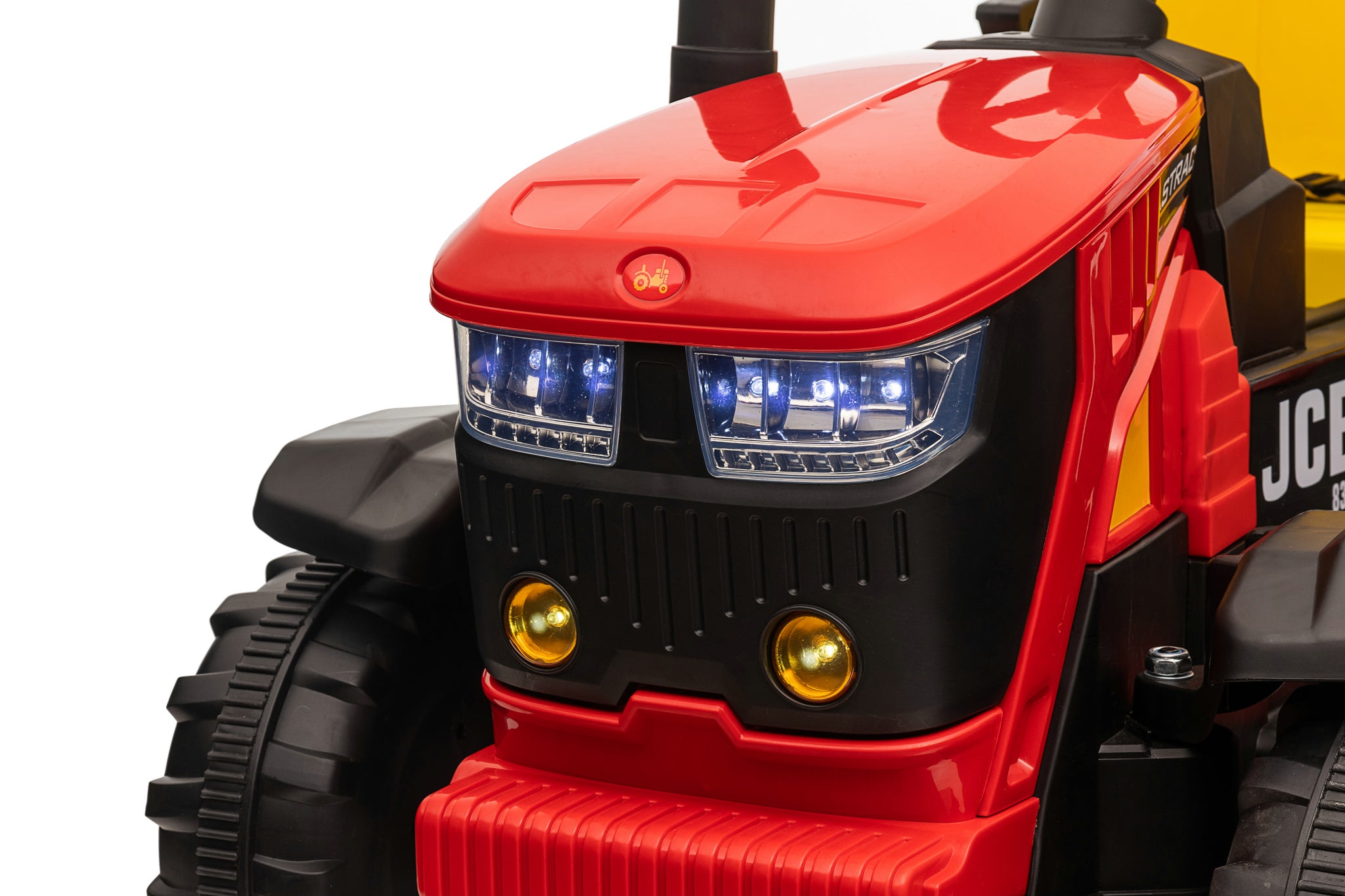 AgriRider 12V Electric Ride On Tractor & Trailer Red