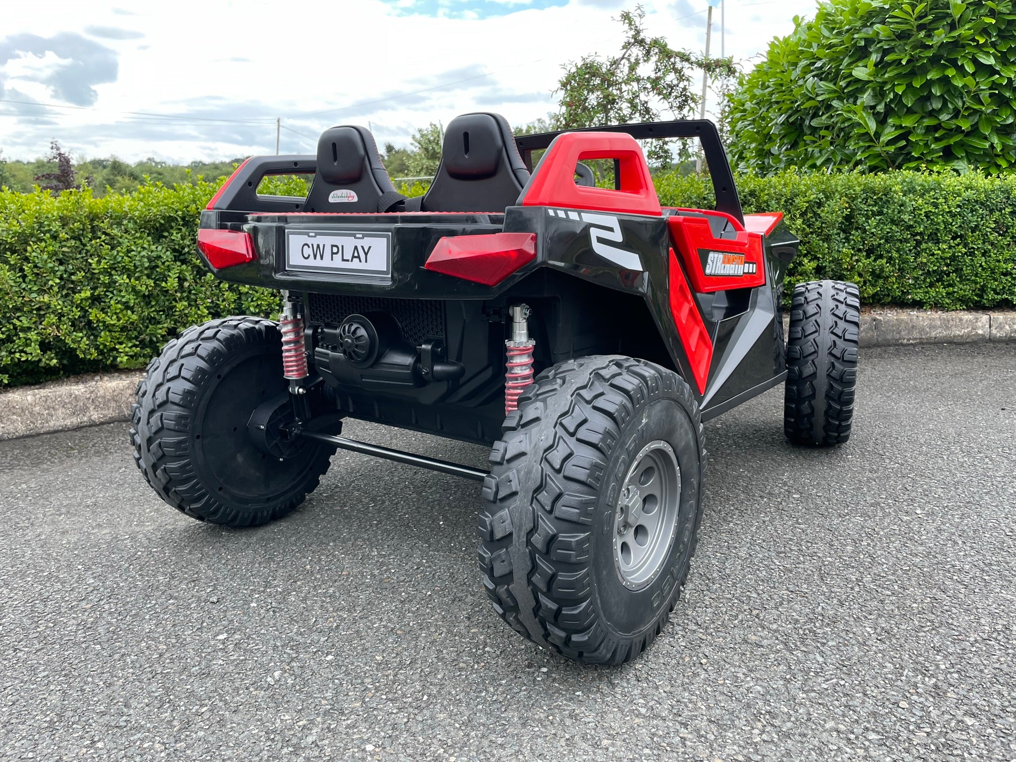 Electric Ride On 24v Clash XL - Pro® Ride on Buggy - 4 Wheel Drive -RED