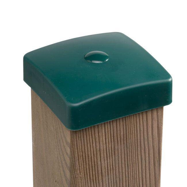 100mm x 100mm Square Post Cap – Plastic 4x4 Wooden Fence Post Cover