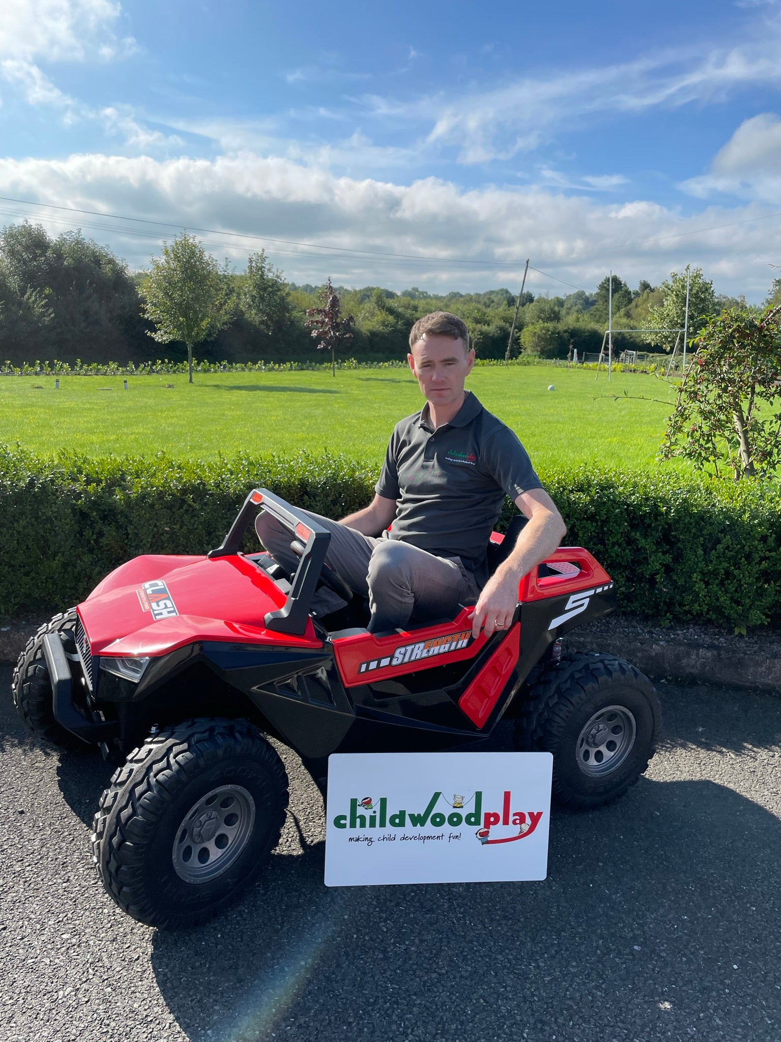Electric Ride On 24v Clash XL - Pro® Ride on Buggy - 4 Wheel Drive -RED