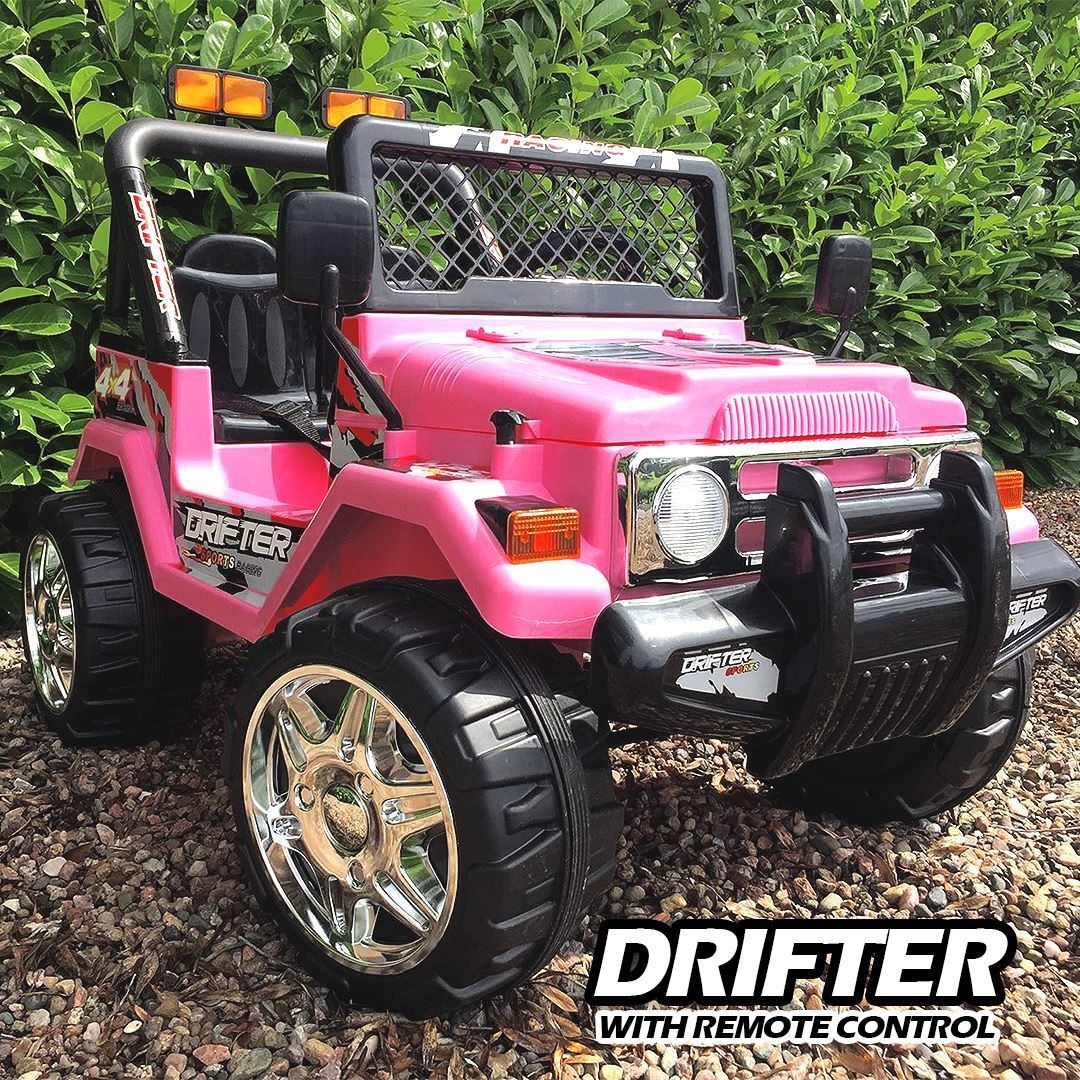 Kids Electric Jeep. 4x4 ride on for kids in Pink image 1