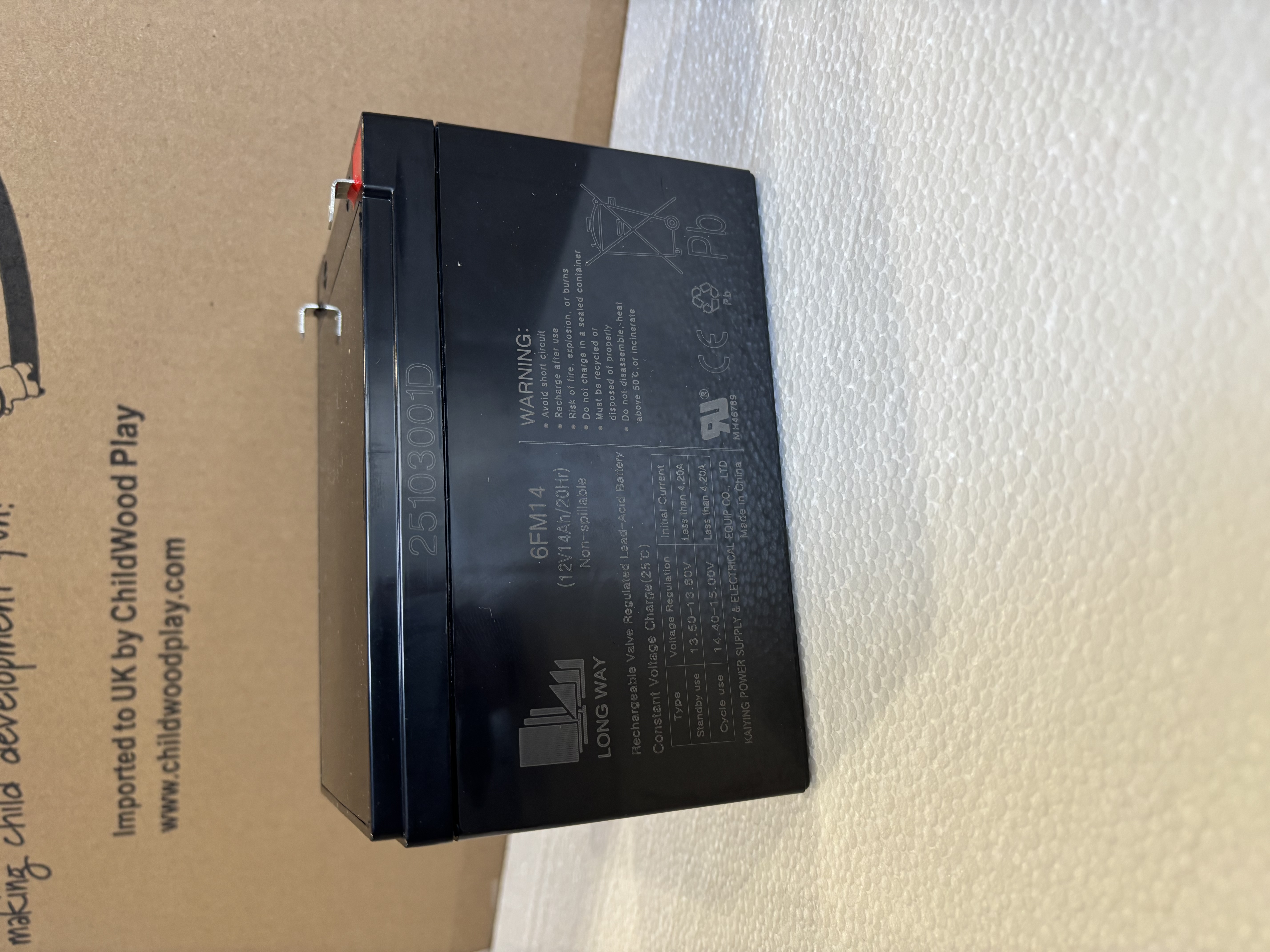 12v14ah 20hr Battery