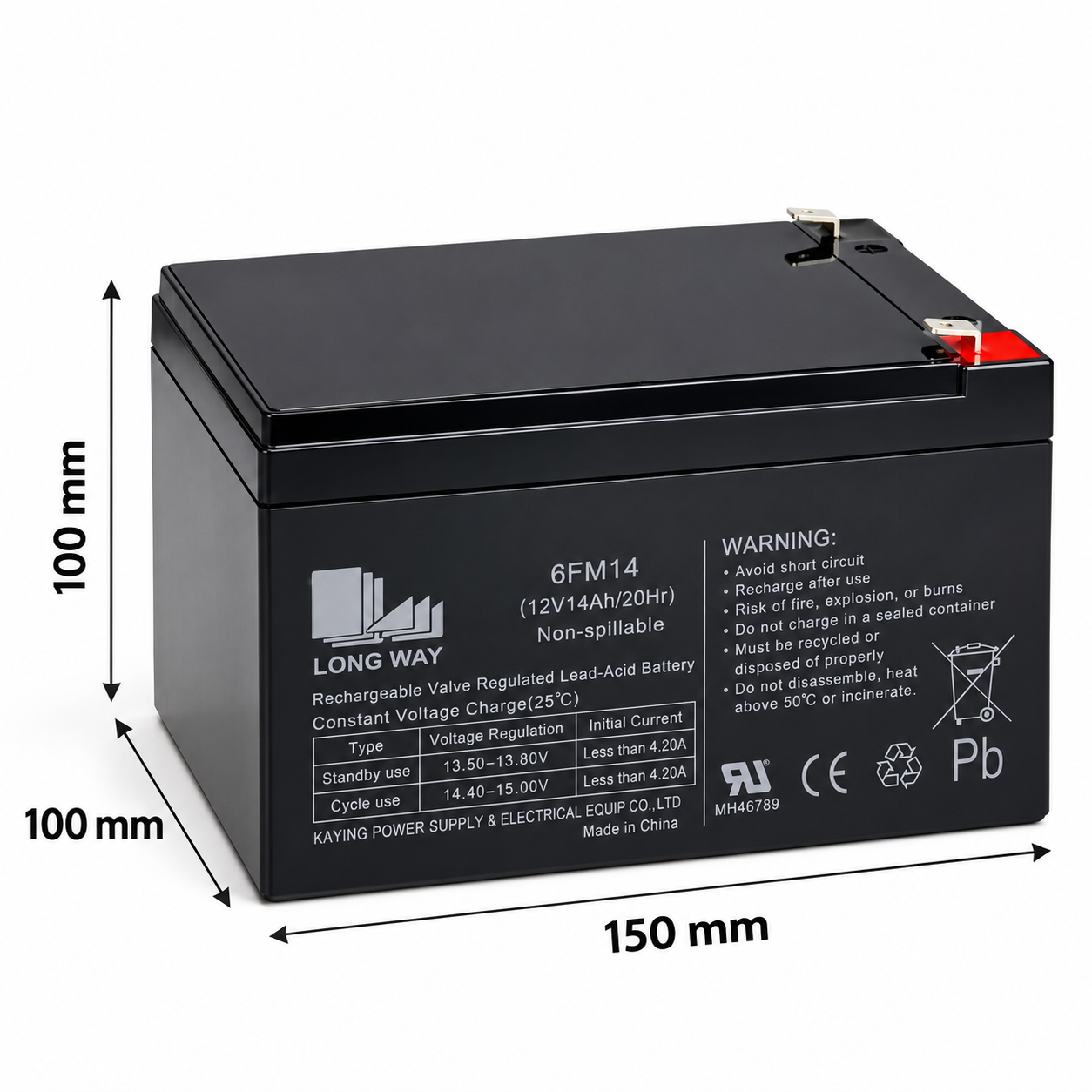 12v14ah 20hr Battery - Spare Parts from ChildWood Play