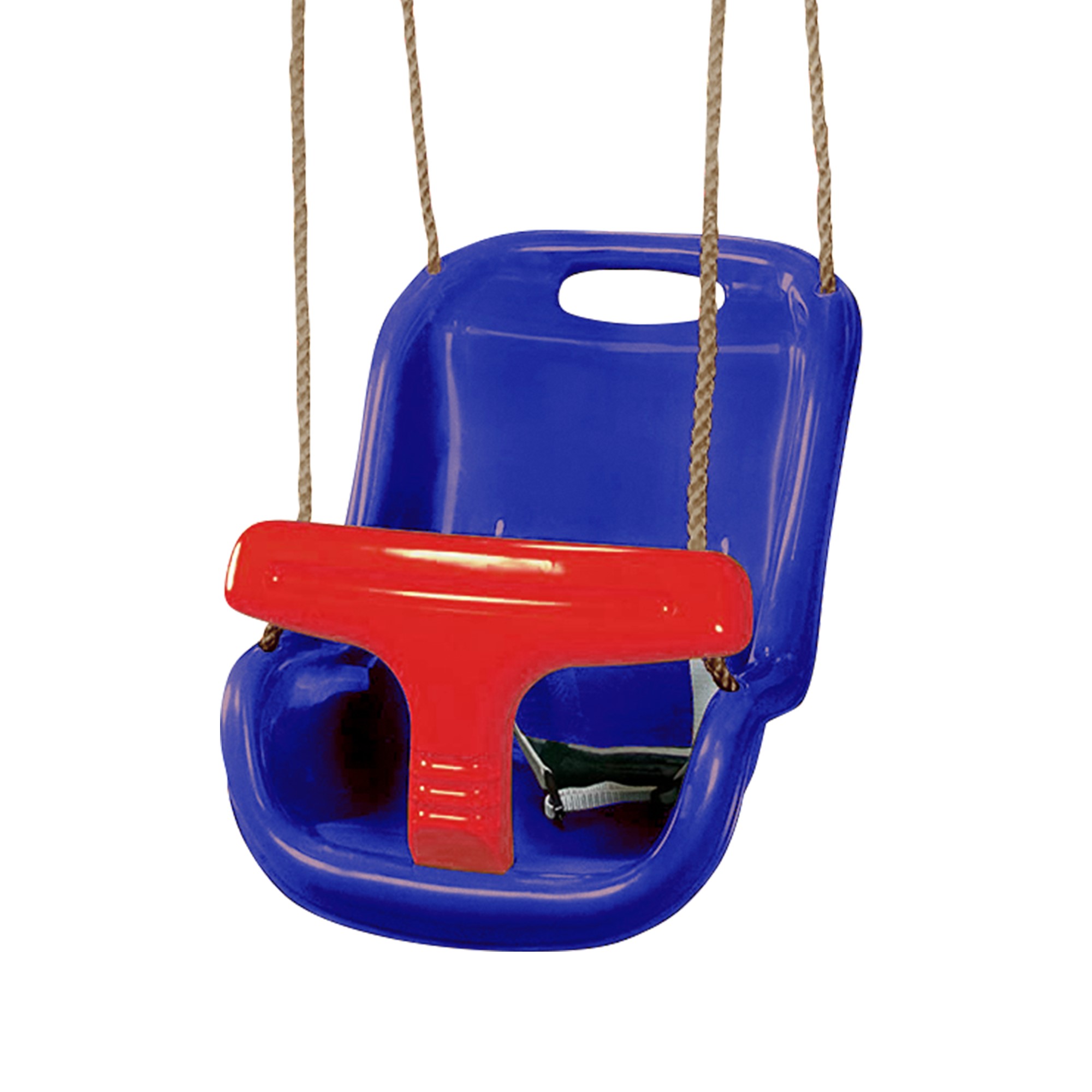 Deluxe Baby Swing Seat with High Back, T-Bar & Safety Belt Blue - Climbing Frame Accessories