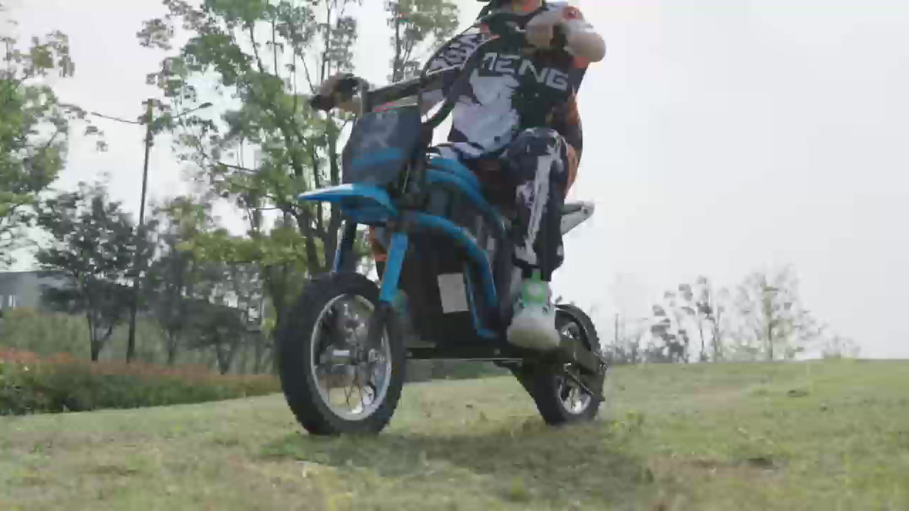 Electric Ride On 24v Dirt Bike Racer 350w -  Green gallery image 3