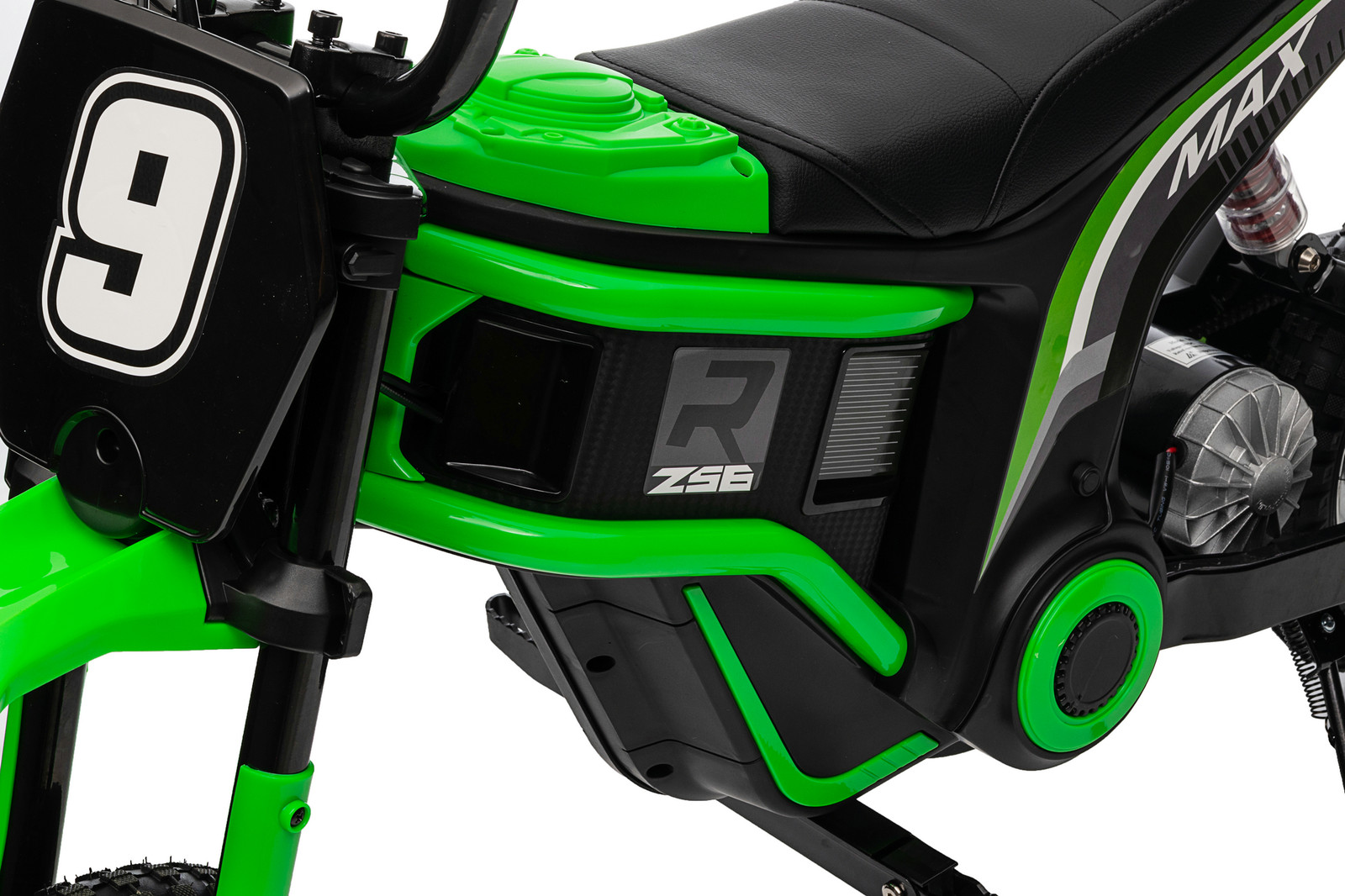Electric Ride On 24v Dirt Bike Racer 350w -  Green gallery image 9