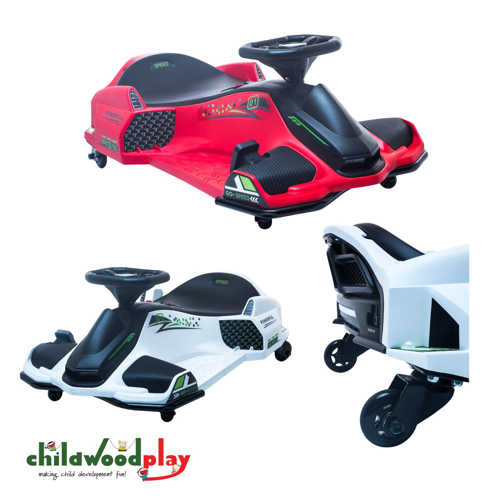 Electric Ride on  24v Drift 360  Cart