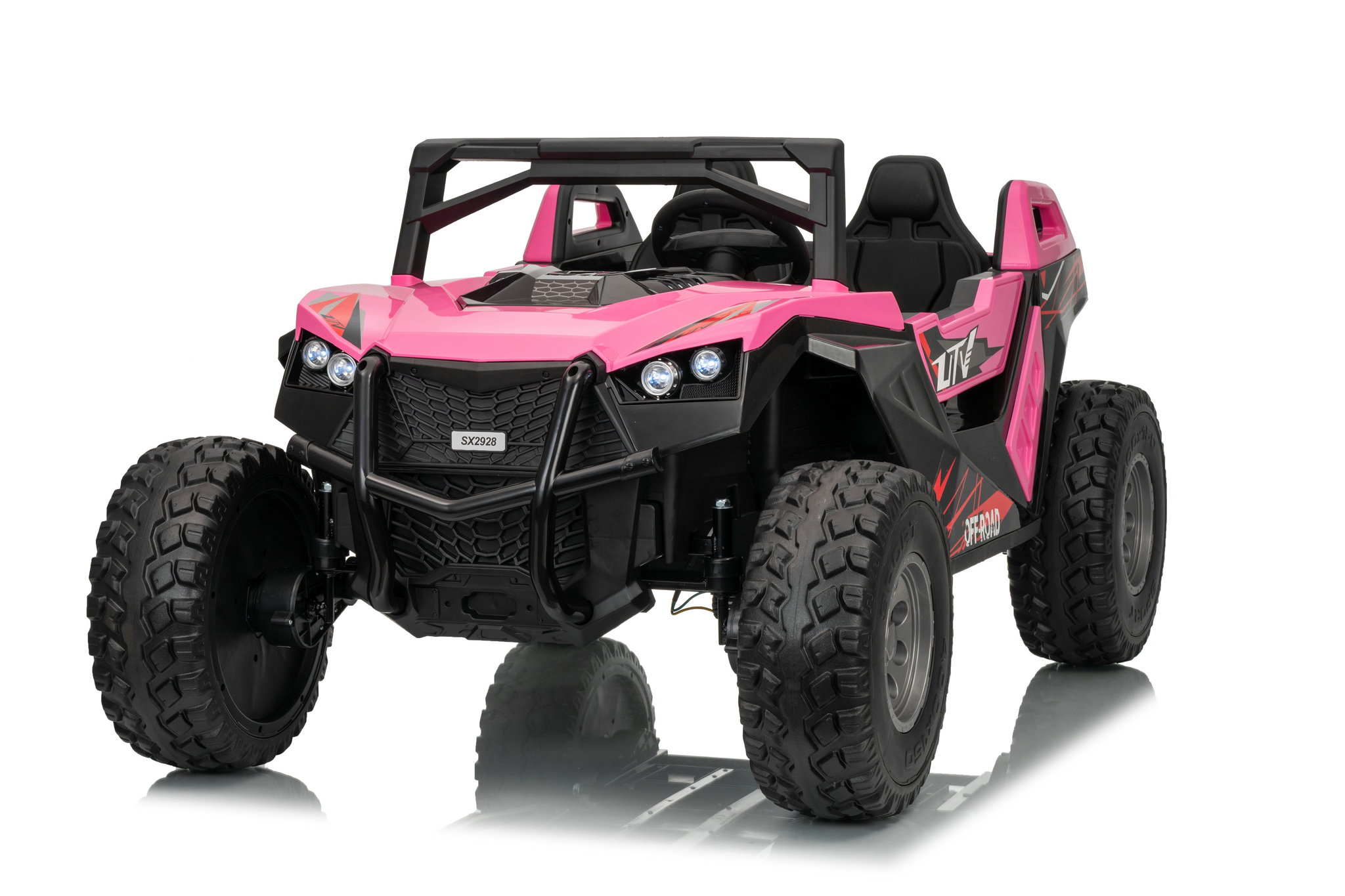 Electric Ride On 24v Clash XL  Pro® Pink  Ride on Buggy - 4 Wheel Drive - Ride On Toys from ChildWood Play