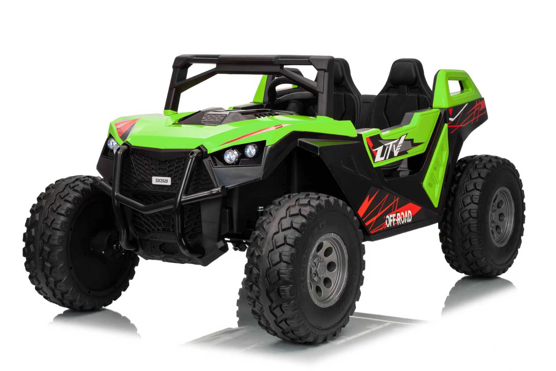 Electric Ride On 24v Clash XL - Pro® Ride on Buggy - 4 Wheel Drive - Green - Ride On Toys