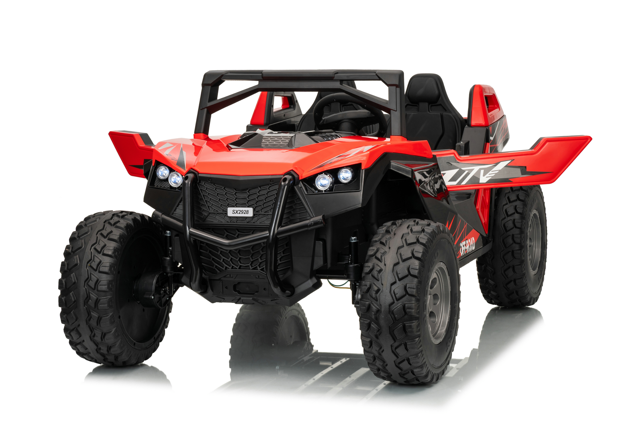 Electric Ride On 24v Clash XL - Pro® Ride on Buggy - 4 Wheel Drive -RED