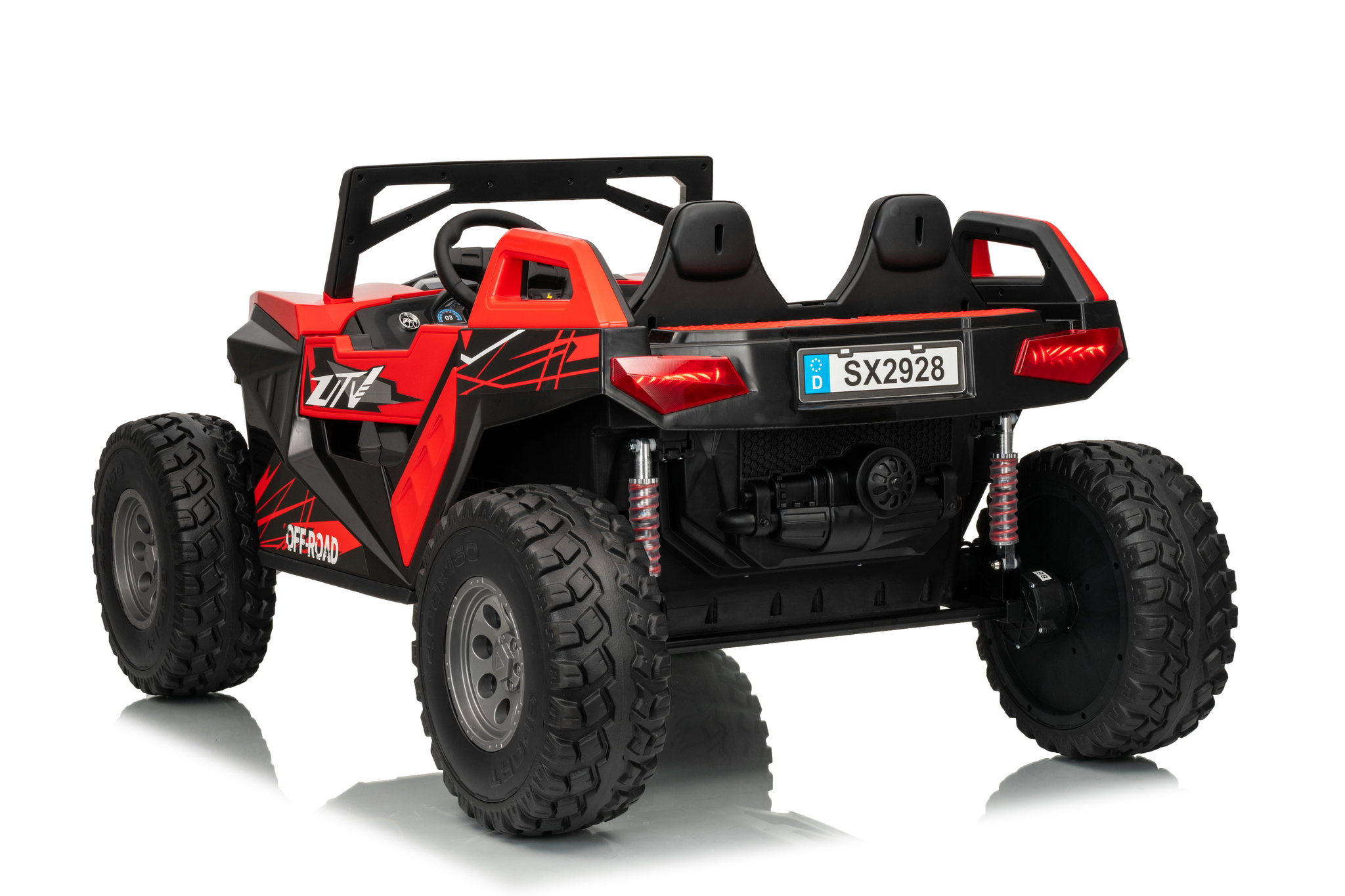 Electric Ride On 24v Clash XL - Pro® Ride on Buggy - 4 Wheel Drive -RED