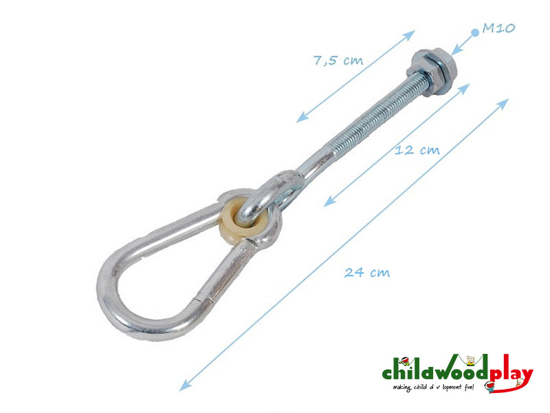 M10 x 120mm Swing hook Hanger