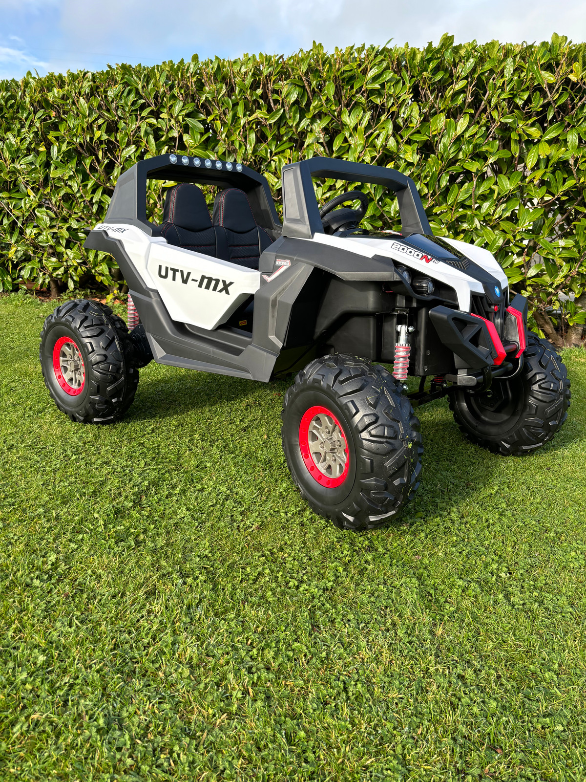 Electric Ride On 24v UTV Max Power MX - White