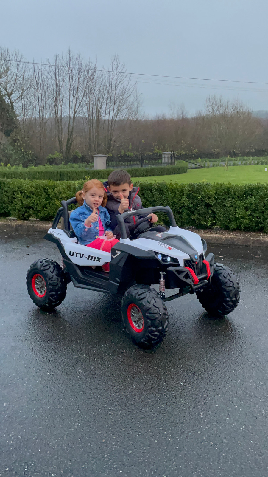Electric Ride On 24v UTV Max Power MX - White image 2