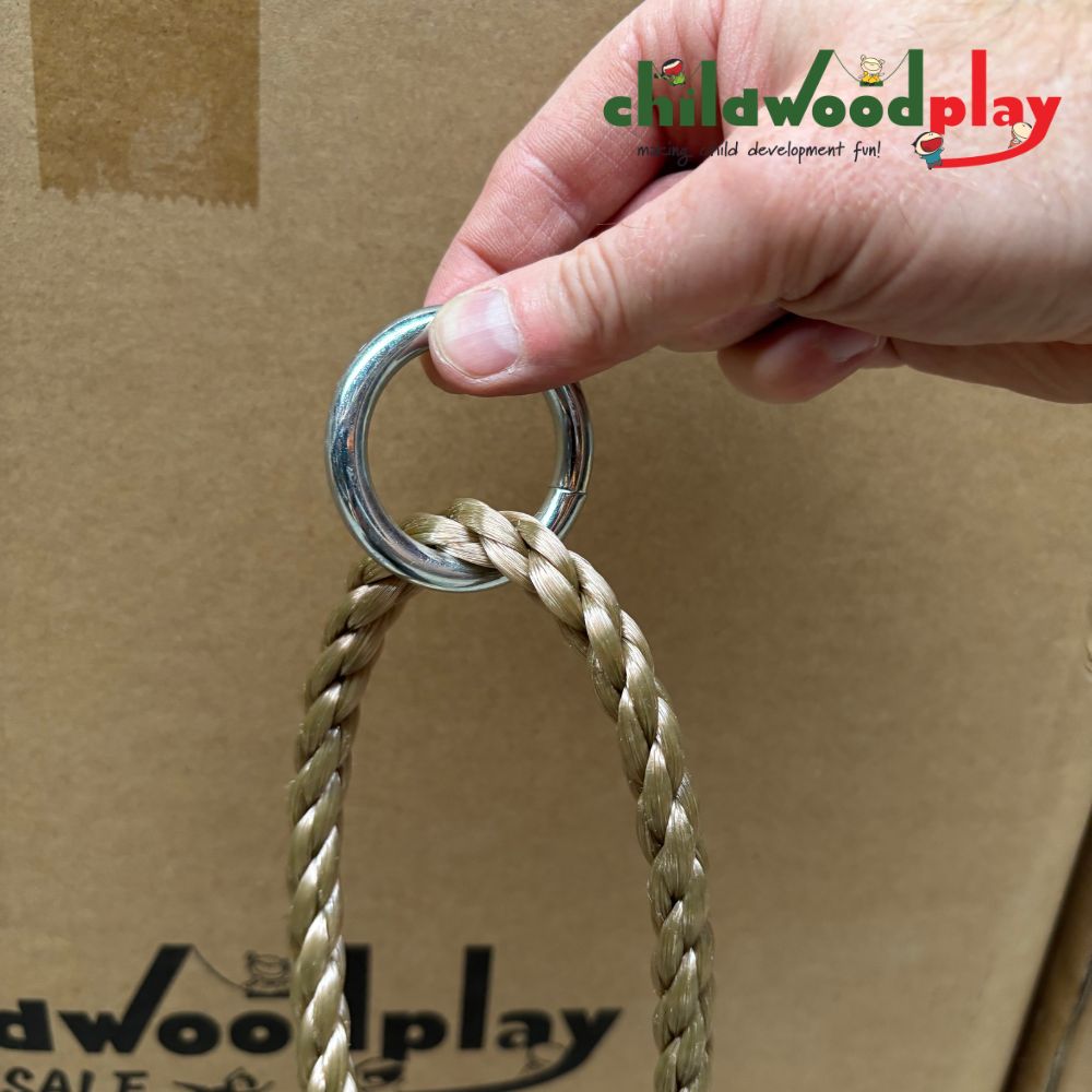 Wooden Swing Seat with Adjustable Ropes – Pinewood Garden Swing Seat