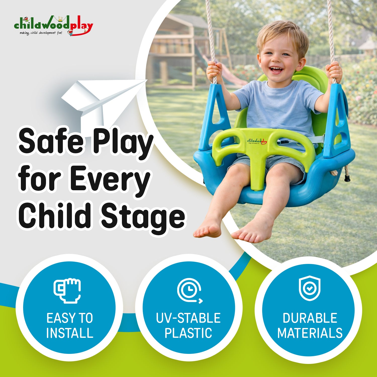 GrowSwing™ 3-in-1 Baby Swing Seat