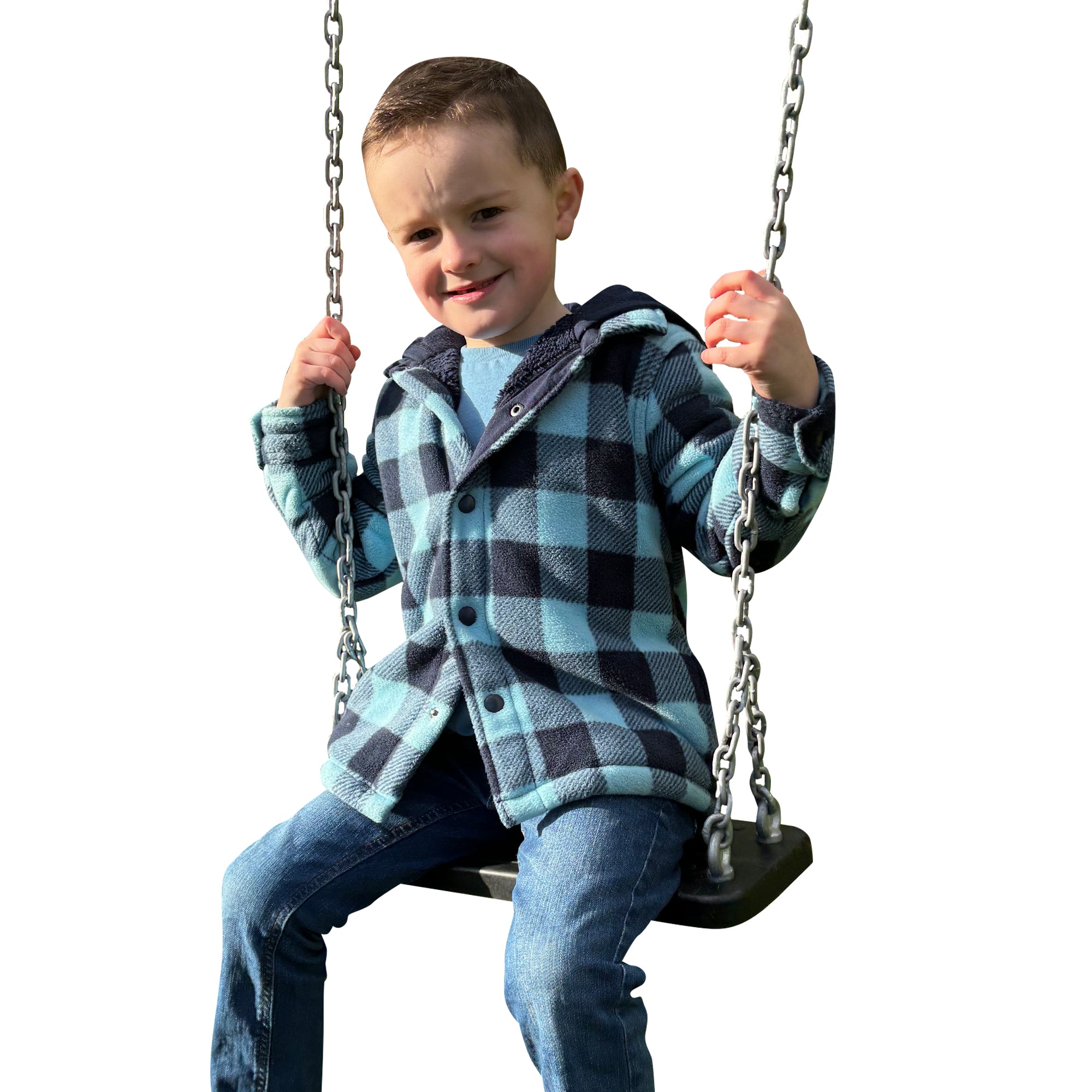 Child Rubber Swing Seat with Chains – Commercial Grade for Playgrounds & Parks