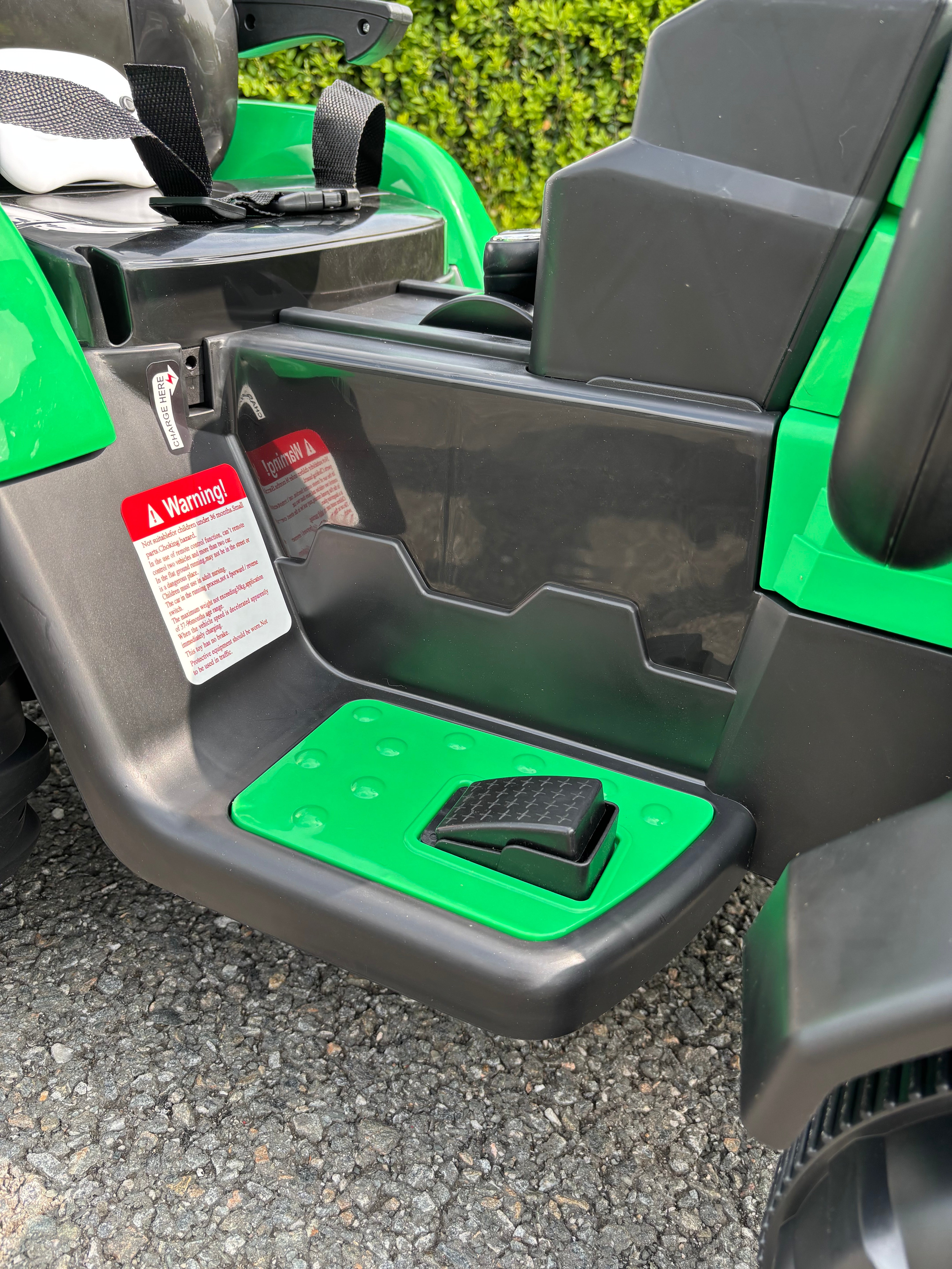AgriRider 12V Electric Ride On  Tractor & Trailer Green