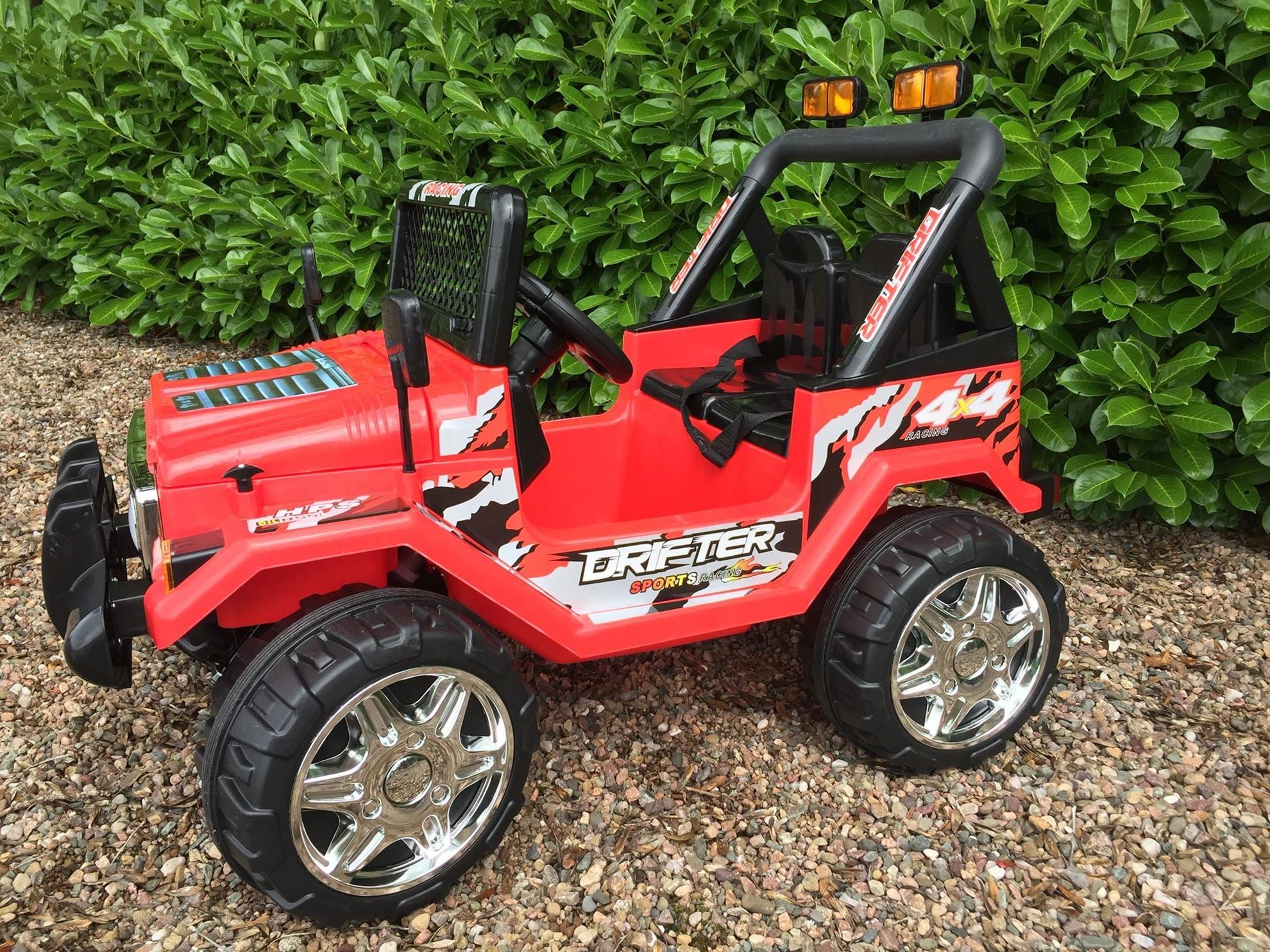 Kids Electric Jeep. 4x4 ride on for kids in RED