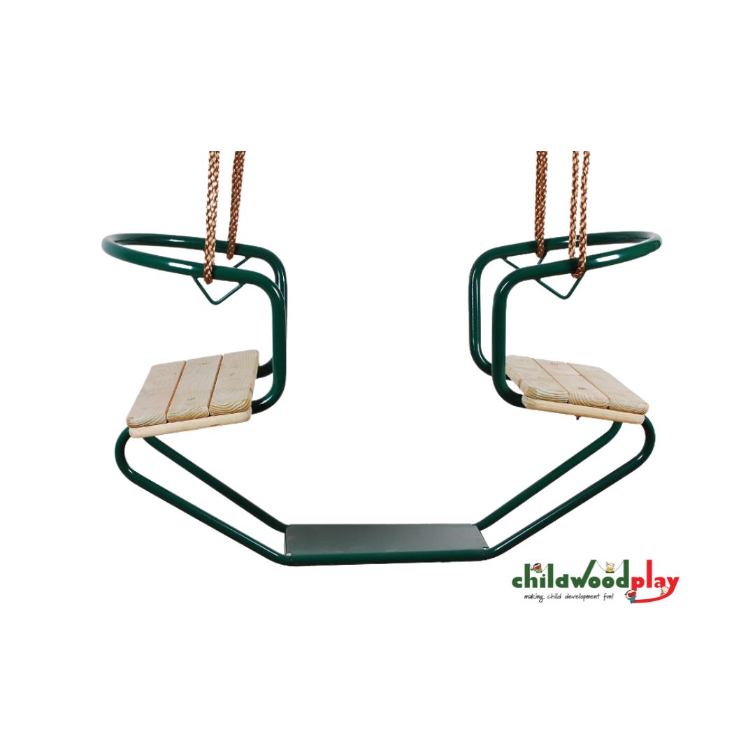 Seesaw Duo Seat Kids Swing Sets