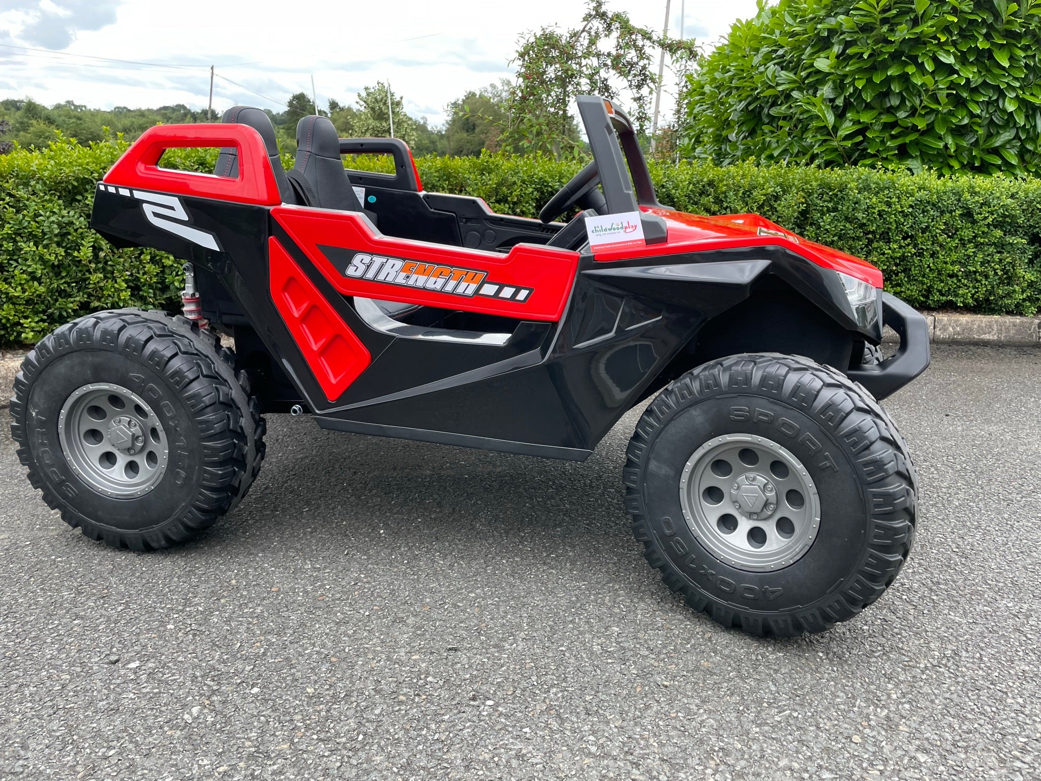 Electric Ride On 24v Clash XL - Pro® Ride on Buggy - 4 Wheel Drive -RED