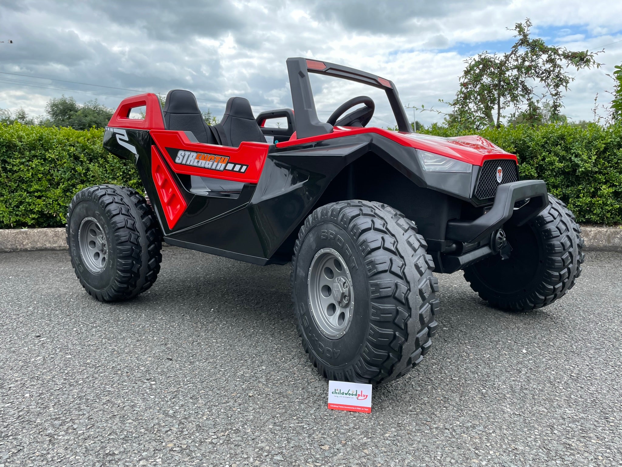 Electric Ride On 24v Clash XL - Pro® Ride on Buggy - 4 Wheel Drive -RED