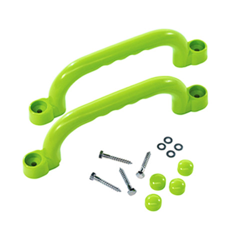 Matching grab handles for climbing frame accessory bundle